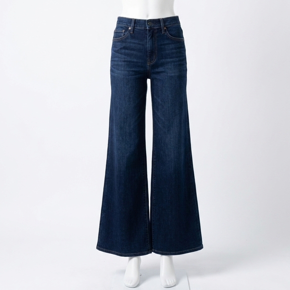 PISTOLA Denim - NEW PISTOLA womens's izzy mid rise wide leg jeans in tristesse